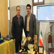 جناب آقایان مهندس تابش و مهندس کاشی در غرفه نیرومحرکه