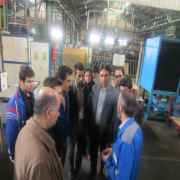 بازدید از خط تولید شرکت نیرومحرکه